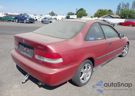 1996 Honda Civic Hx из США, поврежденный, VIN 1HGEJ7225TL069717